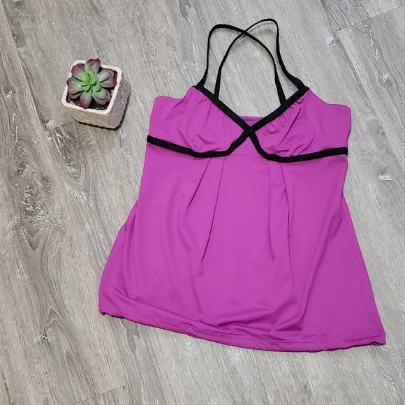 Lululemon * Dance Strap Tank Ultraviolet * Sz 8 - Picture 1 of 5